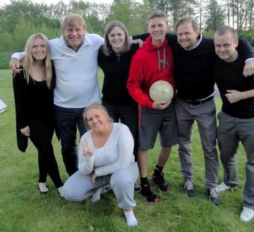 Mårten Runow se šesti ze svých sedmi dětí