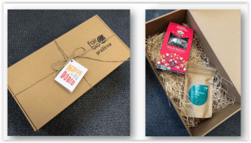 Dárky, které jsme my vybrali, vypadaly takto